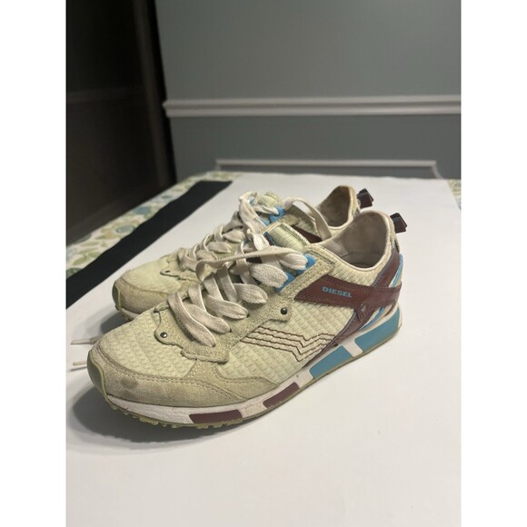 Diesel Anza Running Shoes Sneakers Retro Y2K Mesh Low Casual Women’s Sz 6.5 - Picture 2 of 14